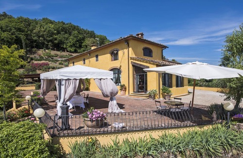 Casalguidi Villa | Preciosa casa de vacaciones privada con A/C, piscina privada, WIFI, TV, terraza y vista panorámica