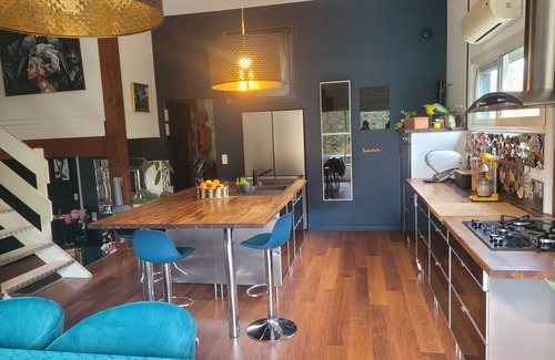 Tarnos Casa | Casa de madera con vista al bosque cerca de Biarritz, Hossegor, Bayona y España