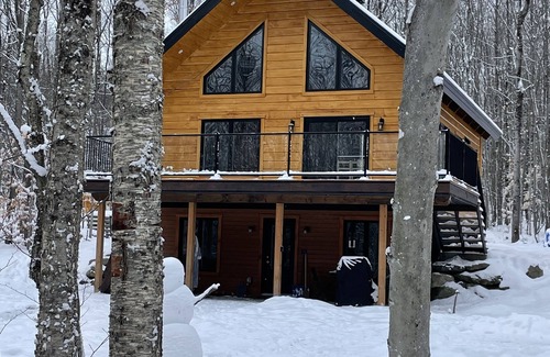 Potton Chalet De Esquí | Wood is Great - Owl's Head Chalet and Spa