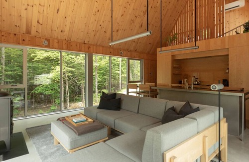 Chertsey Chalet De Esquí | Woodland Spa Sauna Trails & Lake Firepit