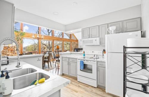 Camdenton Casa | Woodmont Point - Wooded Private Lakefront Retreat with Deep Cove Dock and Great Swimming!