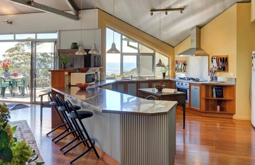 Robertson Casa | Yarrawa Hill - Retiro de los amantes del arte con Bush y vista al mar