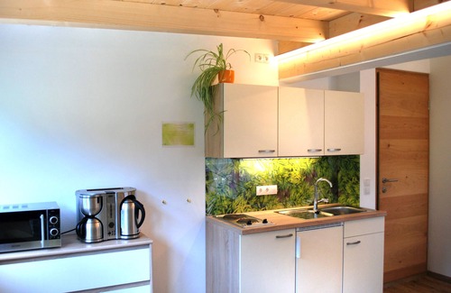 Lofer Apartamento | Su estudio con una maravillosa vista panorámica de las montañas Loferer.