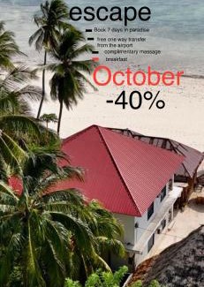 Bwejuu Beach Casa | Zanzibar beach escape 1&2