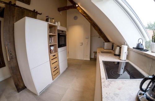 Versmold Apartamento | Zum Heuerling Ferienwohung Leinenstube mit Sauna