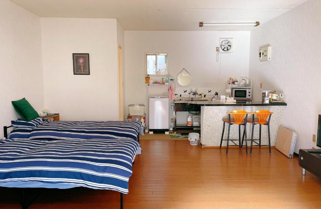 富竹シンプルな部屋 駐車場一台分付き ユニットバス狭いペット同行不可