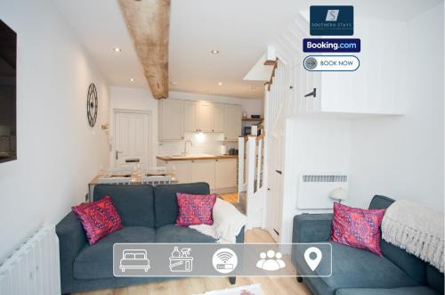 2 Bed House By Southern Stays Short Lets & Serviced Accommodation Bournemouth With Parking - Relocation & Family, 1km From The Beach