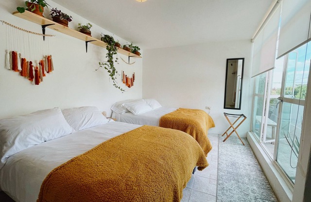 2 BD condo with balcony to enjoy the nice weather and the views to the pyramid