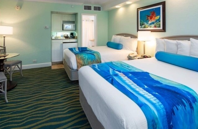 2 Double Beds at RumFish Beach Resort, Pools