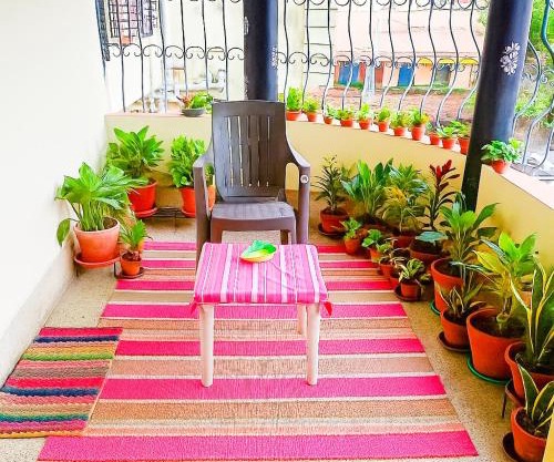 2 rooms appartment with balcony and kitchen