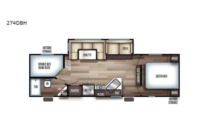 2019 Forest River RV - California Cherokee 274DBH