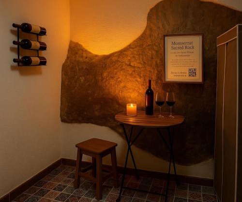 3-Story Gaudi Building with Montserrat Stone