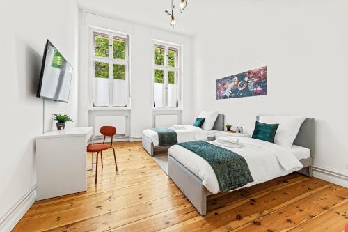 3 Zimmer Apartment ,6 Betten, Wohnküche nahe Hauptbahnhof&Parkplatz