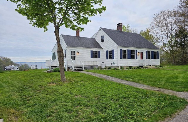 4 Bedroom Cape on beautiful Penobscot Bay. Close to many popular coastal towns.