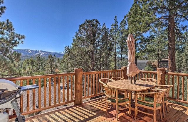 4 Mi to Snow Summit: Cabin w/ Mtn Views & Decks