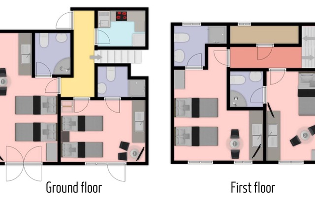 4BR Contractor Accommodation w/ 4 Bathroom