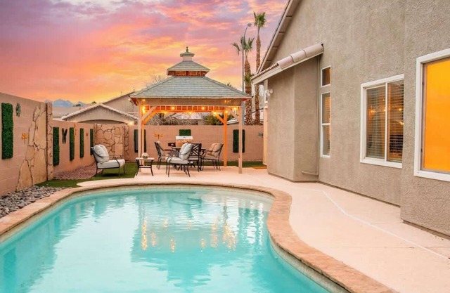 4BR House w/ Pool & Pool Table | Posh Vegas Home