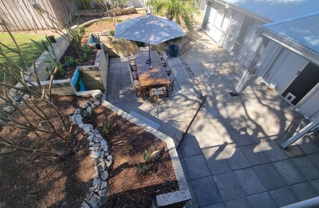 5 minutes walk to the beach from this family beach house.