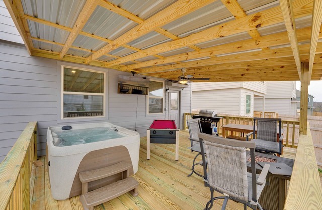 6 Mi to AFB: Pool & Hot Tub Haven w/ Game Room