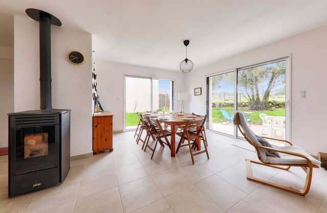 600m de la playa, casa para 8 con jardin