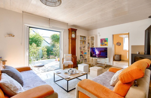 A 600m de la playa, jardín, casa para 10