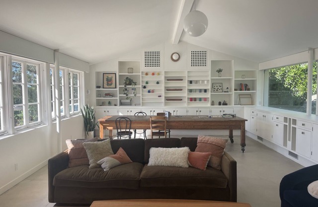 900-square foot studio in peaceful setting