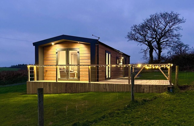 A brand new luxury lodge with breath taking views