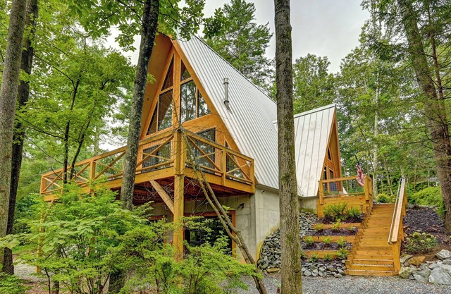A-Frame Nest: Modern A-Frame | 3BR + Loft | Hot Tub & Fireplace