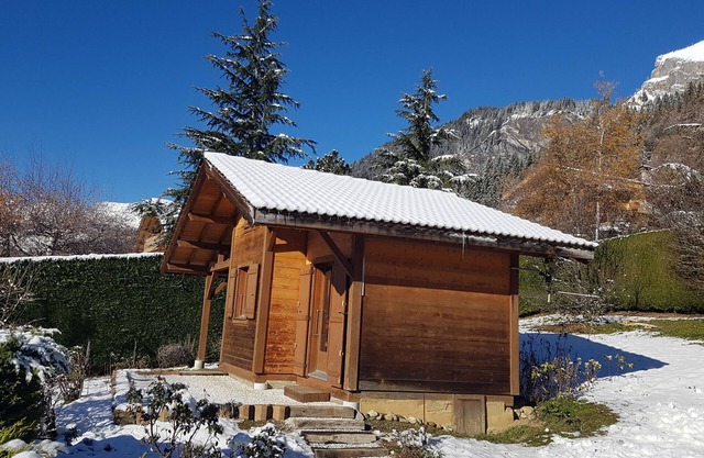 Un cielo de paz frente a Mont Blanc