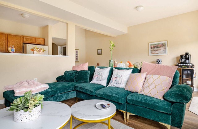 A thoughtfully designed 3-bedroom, 2.5-bath townhome tailored for travelers.