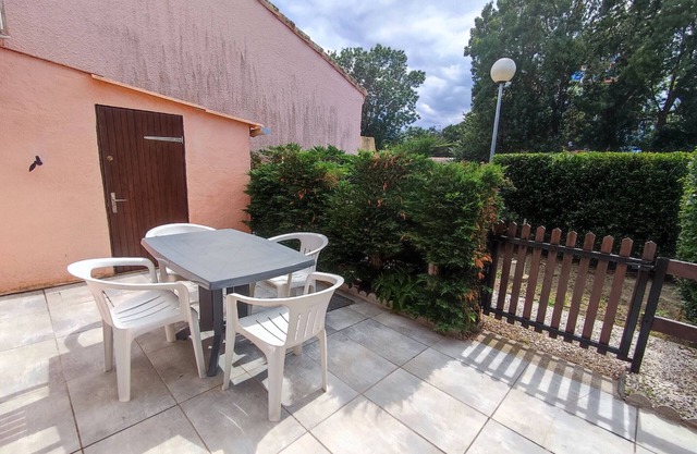 Pabellón climatizado cercano a la playa con terraza y parking en Argeles-sur-Mer