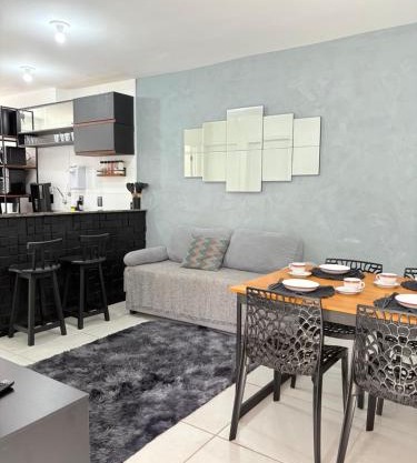 Apê moderno perto do shopping - WI-FI rápido e garagem