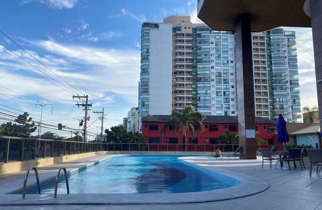 Apartamento aconchegante com vista para o mar