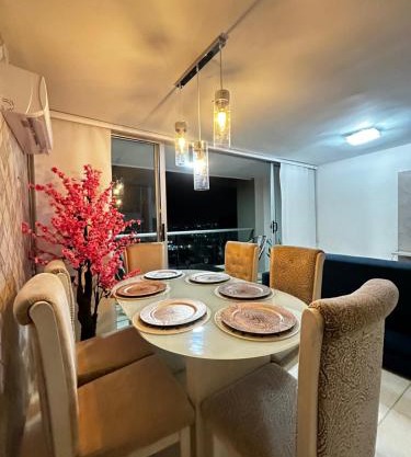 Apartamento exclusivo en el norte Barranquilla amoblado ,3 parqueadero privados ,3 habitaciones privadas con aire acondicionado recepción 24 horas piscinas gym vista al río
