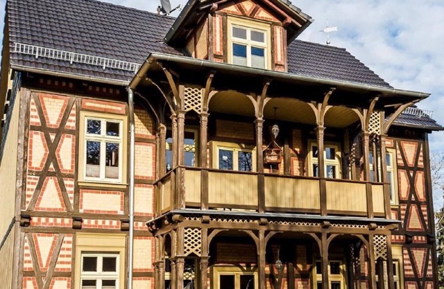 Cómodo apartamento en el Harz en una casa con entramado de madera