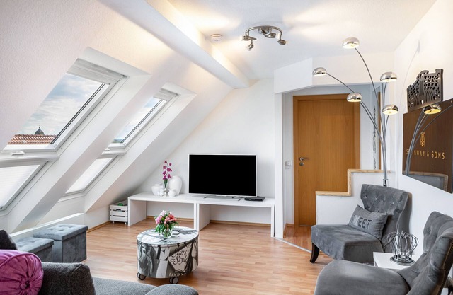 Apartamento 'Dinas Dach' con Wi-Fi y aire acondicionado