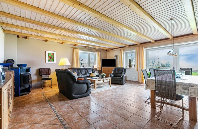 Apartamento 'Fördehof Petersen - Sonderburg' con vistas al mar, terraza privada y Wi-Fi