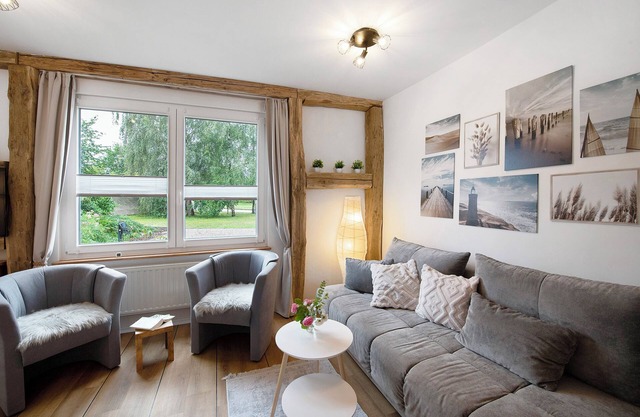 Apartamento 'Haus Hinz 2 Zi Fe-Wo An Der Ostsee' con terraza compartida, jardín compartido y Wi-Fi