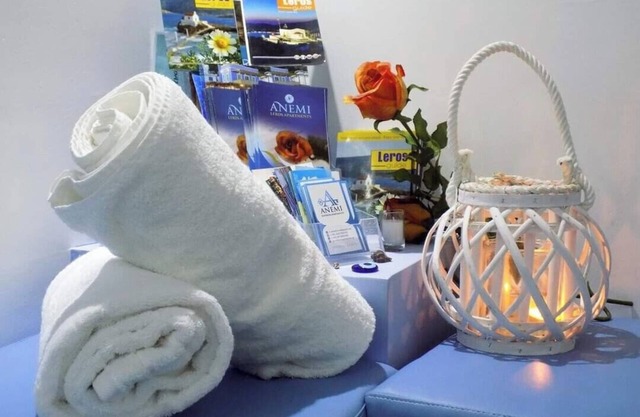 Apartamento En Un Hotel 'Anemi Leros 4' Con Balcón, Wi-Fi Y Aire Acondicionado