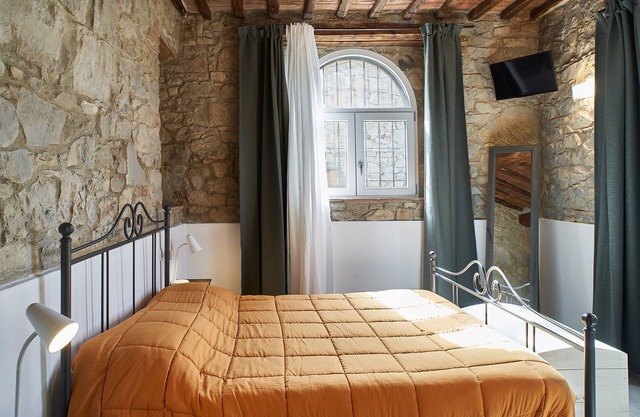 Apartamento en granja reformada en el típico pueblo toscano de Chianti