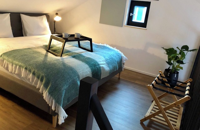 Apartment in south Limburg for two people in old school with sunny garden