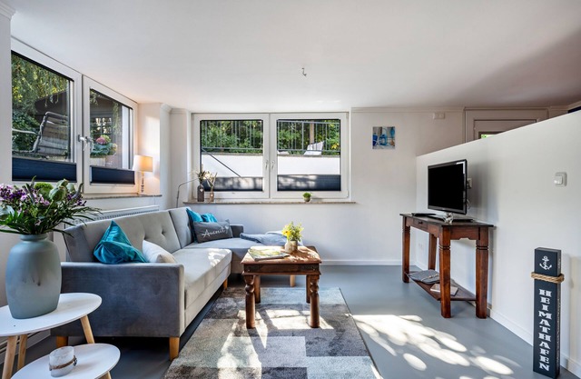 Apartamento 'Meerlust' con terraza privada, jardín privado y Wi-Fi