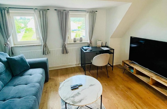 Apartamento 'Naturnahe Unterkunft In Schlitz' con jardín compartido y Wi-Fi