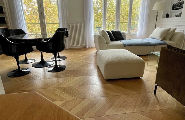 Apartment nestled in the trees