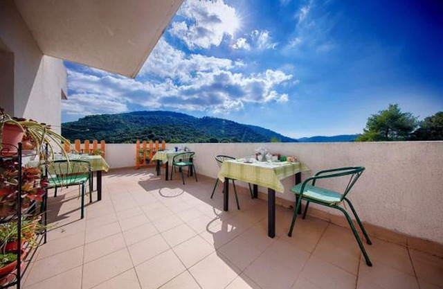 Apartamentos Bruna Lastovo-Superior Apartamento de un dormitorio con balcón y vistas al mar-Zeleni
