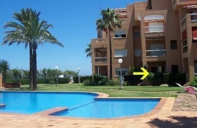 Promo. Appart en residuo del stand 1ª línea jardín a nivel del mar 4/6 pers terrass