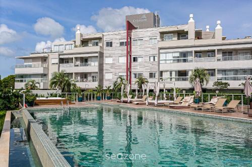 Apto no cond Thai Beach Home Spa frente mar TBS106