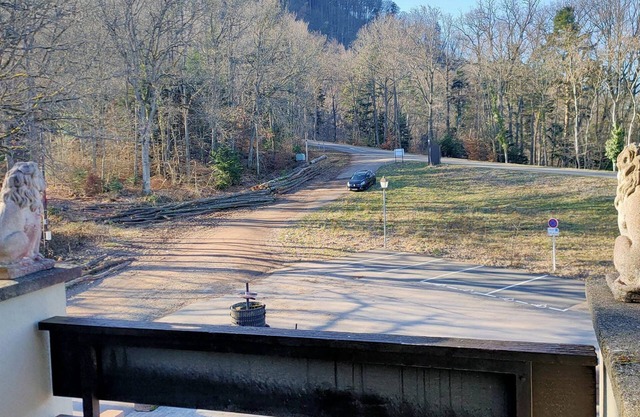At the foot of the Haut Koenigsbourg castle