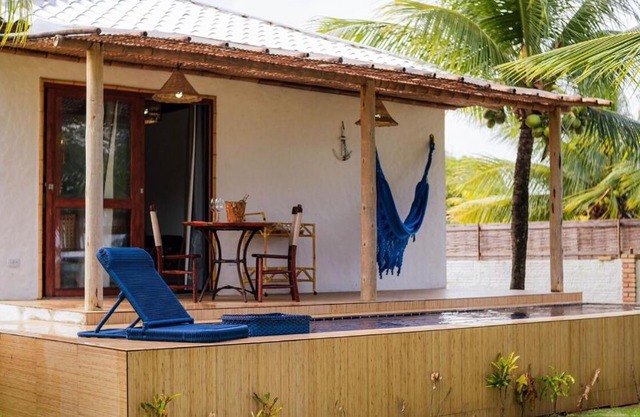 Bangalô com piscina - Japaratinga