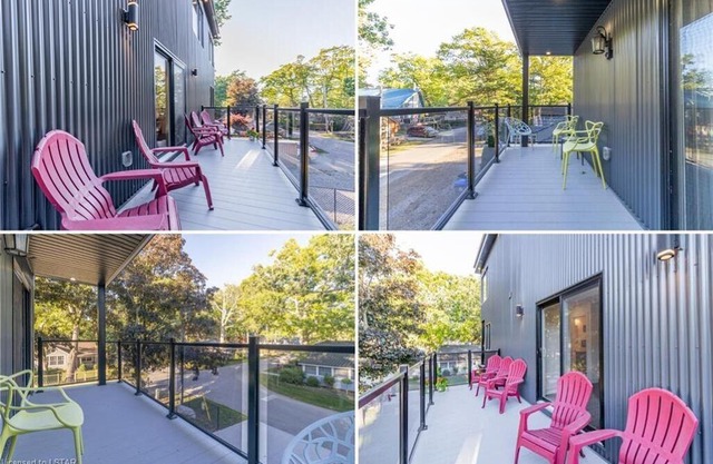 Beachfront rooftop patio, hot tub, sleeps 14, 2 BBQ, private new house